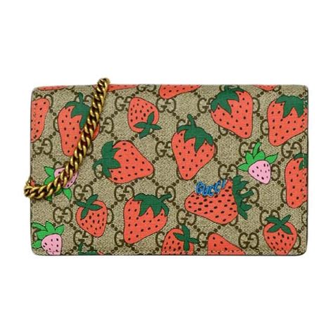 gucci strawberry crossbody